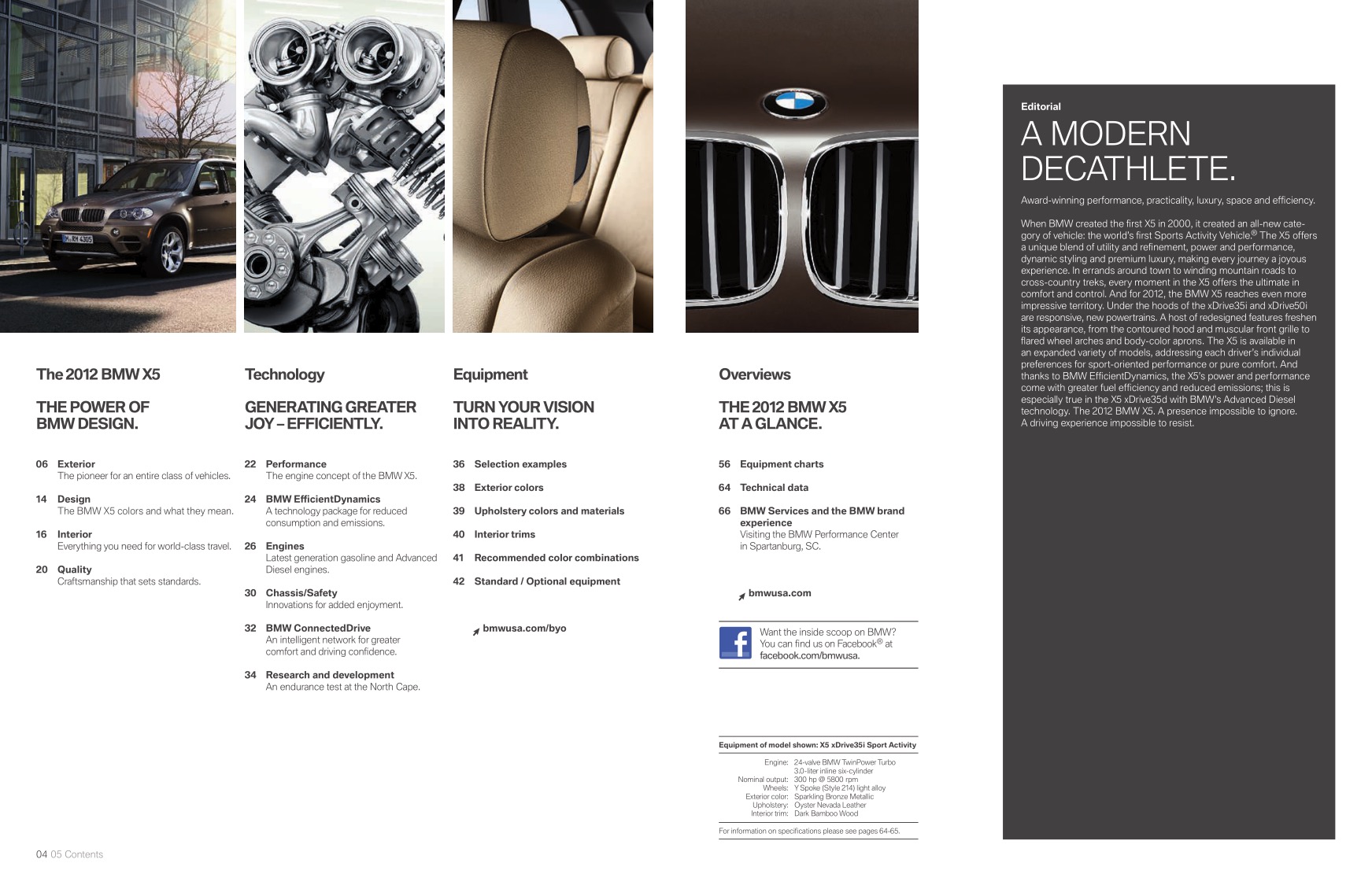 2012 BMW X5 Brochure Page 33